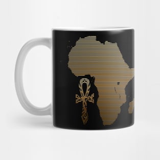 African Tribal Ankh Mug